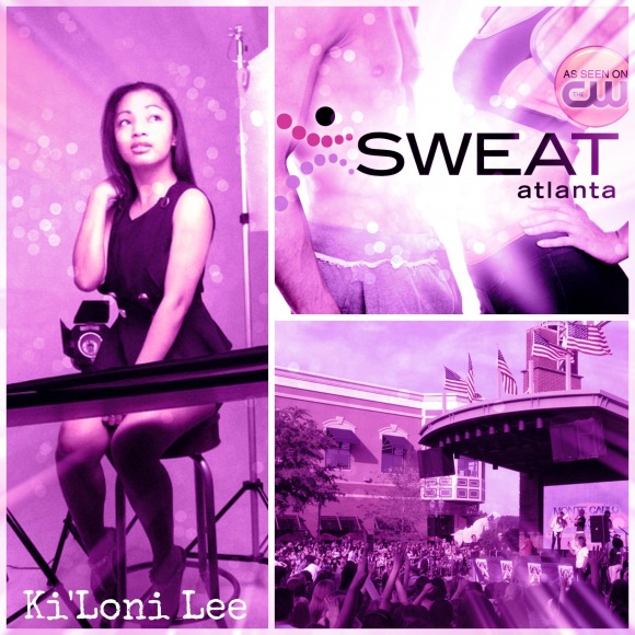 Sweat Atlanta on stage with national recording artist Ki'Loni Lee